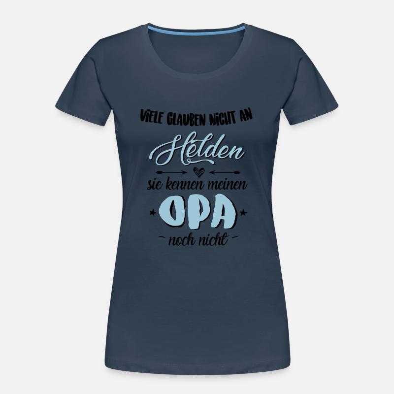 Opa Held Frauen Premium Bio T-Shirt