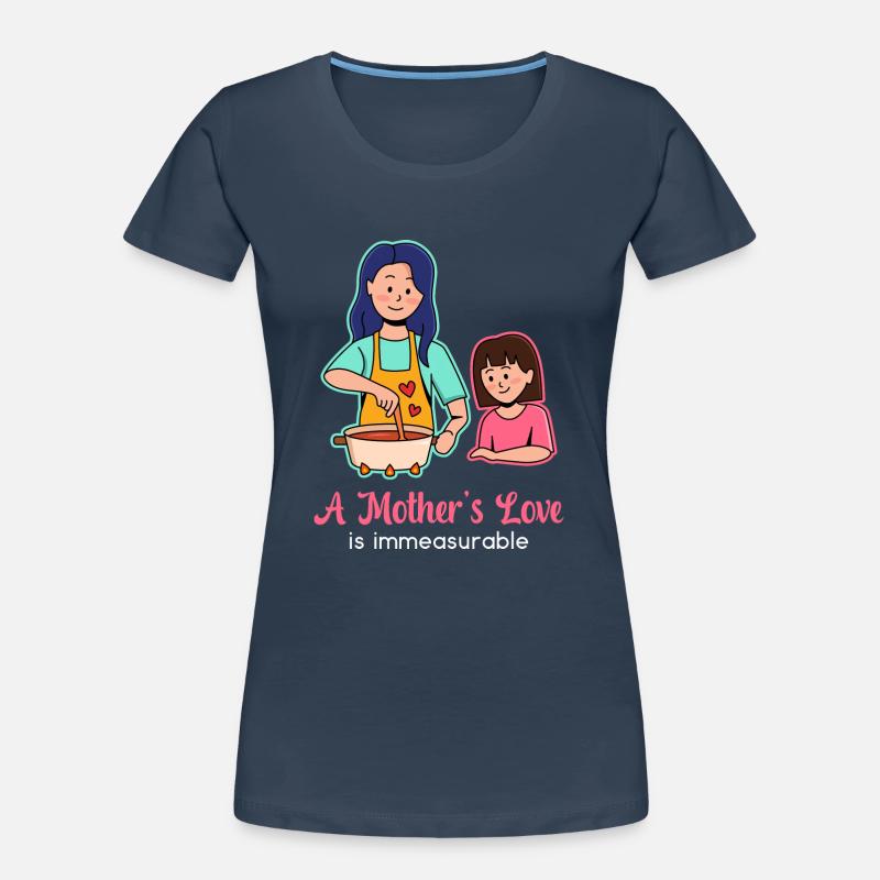Muttertag Liebe Design Frauen Premium Bio T-Shirt