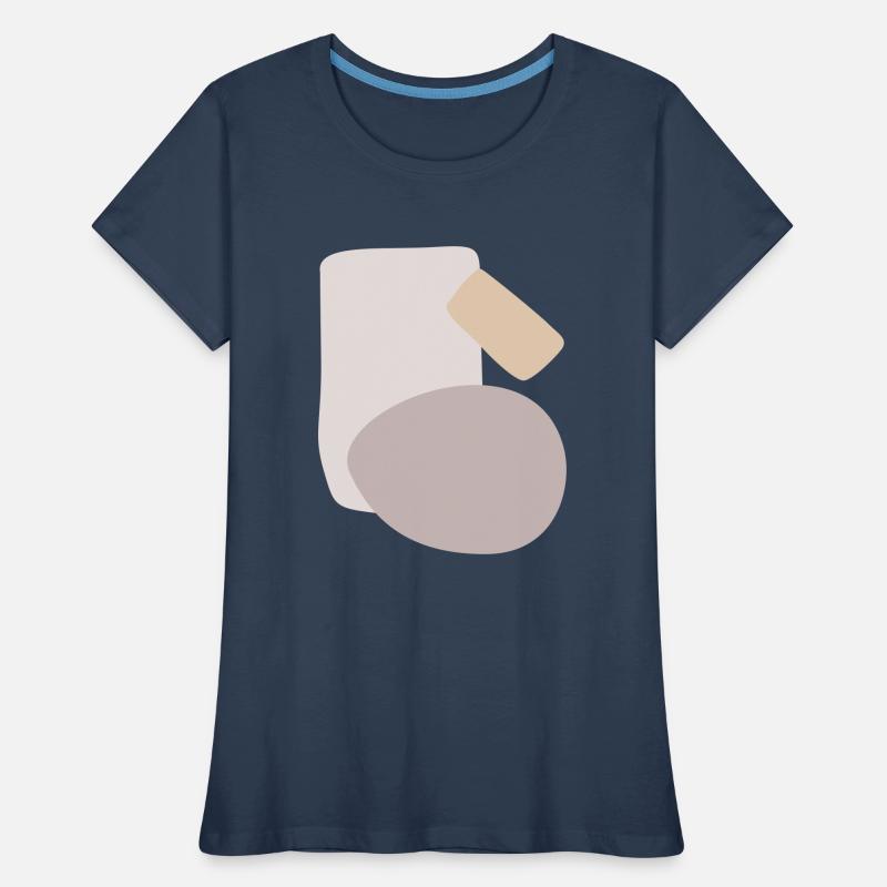 Conception abstraite de différentes formes T-shirt bio Premium Femme