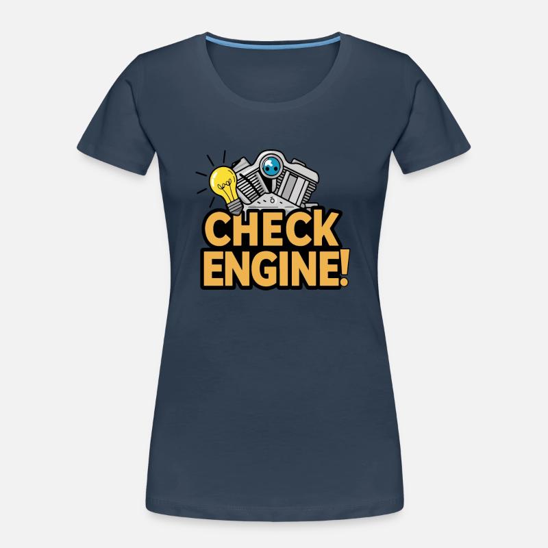 Check Engine Women's Premium Organic T-Shirt