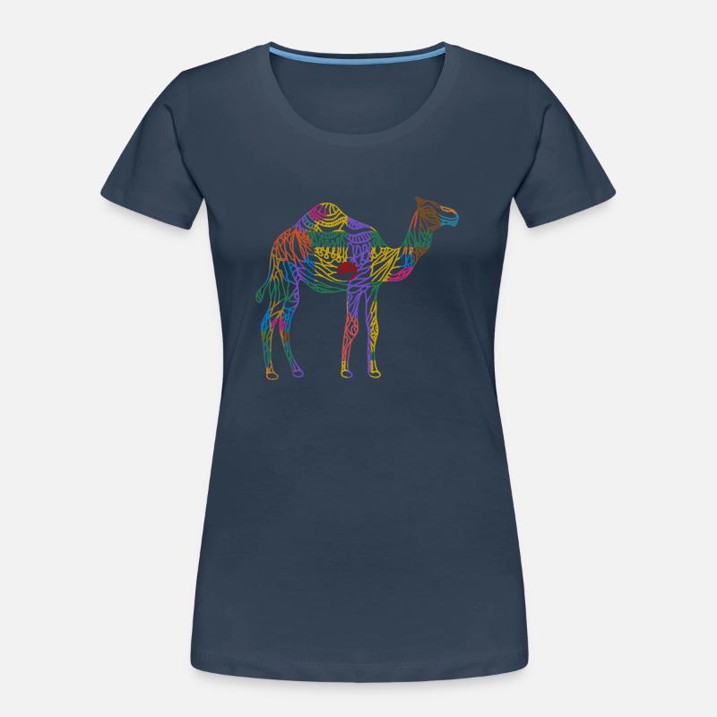 Kamel Frauen Premium Bio T-Shirt