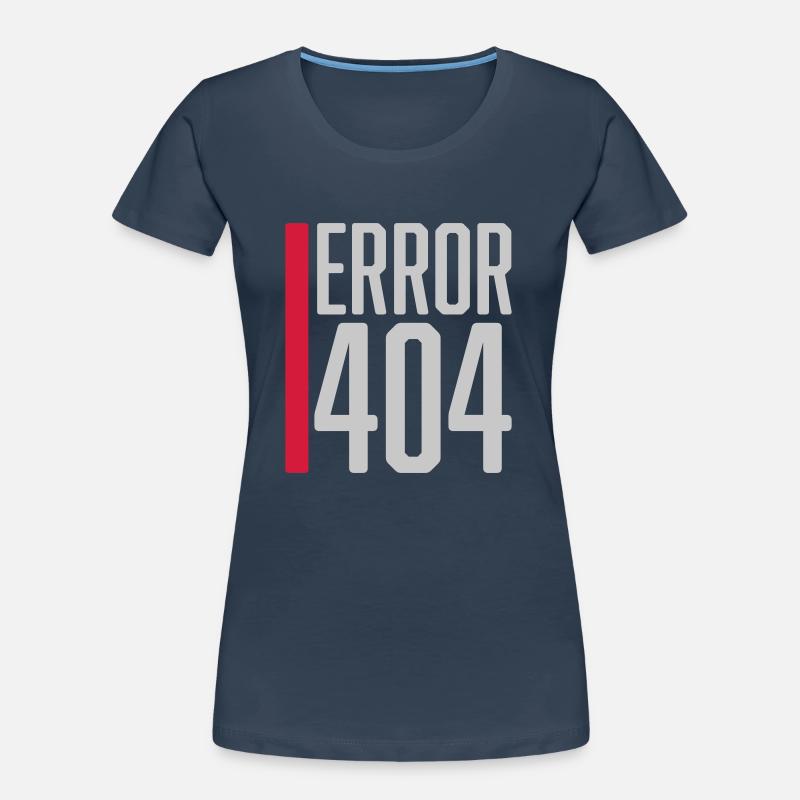 Fehler Code Error 404 Frauen Premium Bio T-Shirt