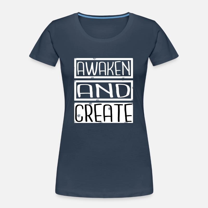 joke creative innovation enlightenment practices Frauen Premium Bio T-Shirt