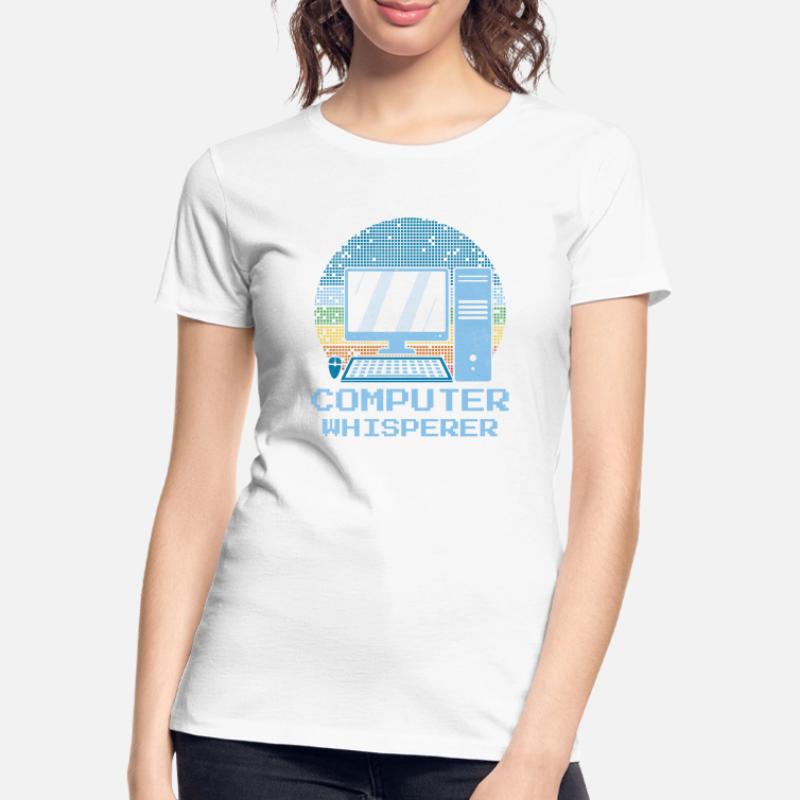 Computer Whisperer Computer Tech Support Frauen Premium Bio T-Shirt
