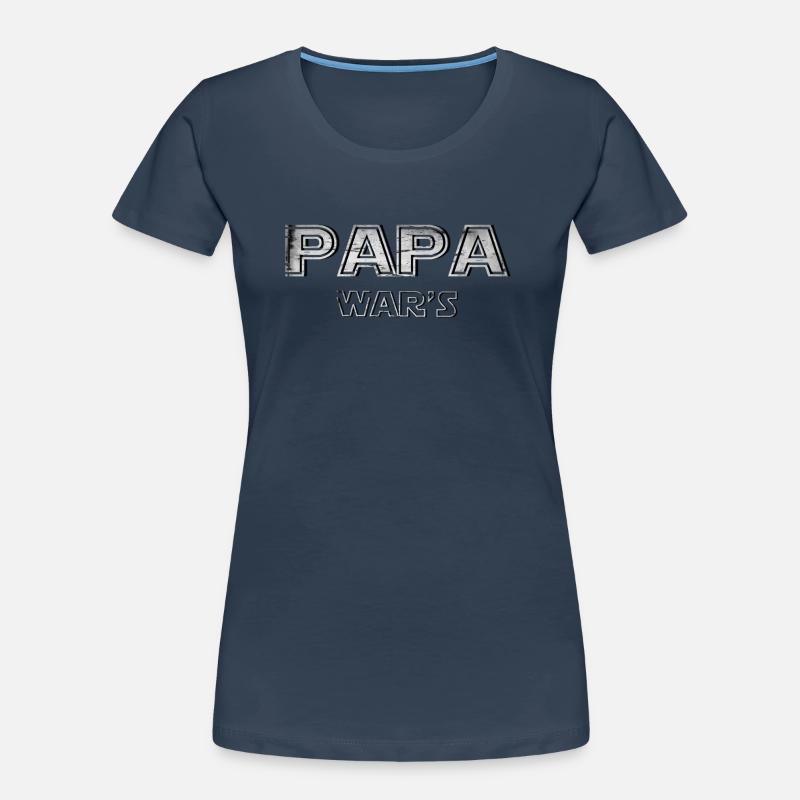 Papa wars Geschenk Geschenkidee Frauen Premium Bio T-Shirt