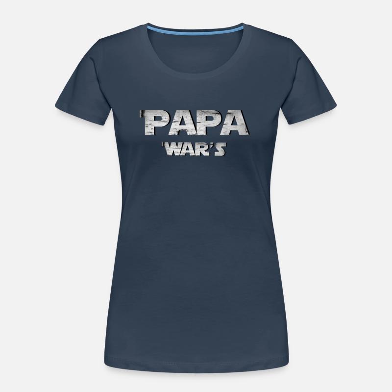 Papa wars Geschenk Geschenkidee Frauen Premium Bio T-Shirt
