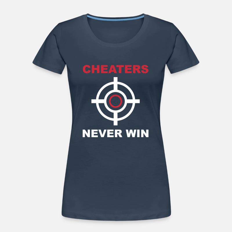 Cheaters Never Win Women's Premium Organic T-Shirt