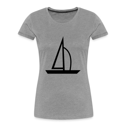 Segelboot - Frauen Premium Bio T-Shirt