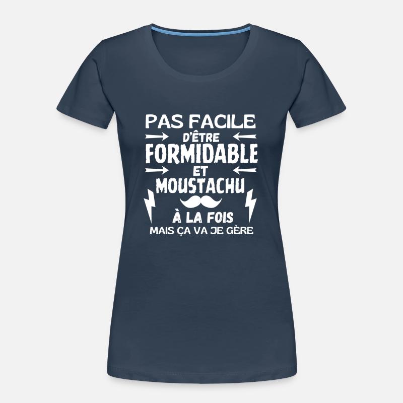 FORMIDABLE MOUSTACHU T-shirt bio Premium Femme