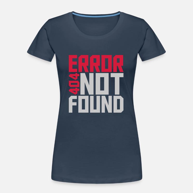 Error 404 not found Frauen Premium Bio T-Shirt