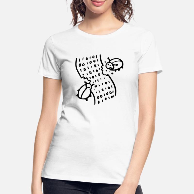code bugs software T-shirt bio Premium Femme