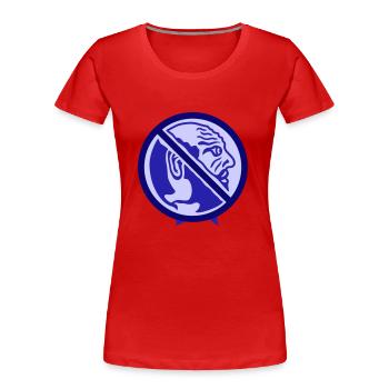 Man, forbidden. Restriction and discrimination - Women's Premium Organic T-Shirt -  - Front - Mia (176cm)