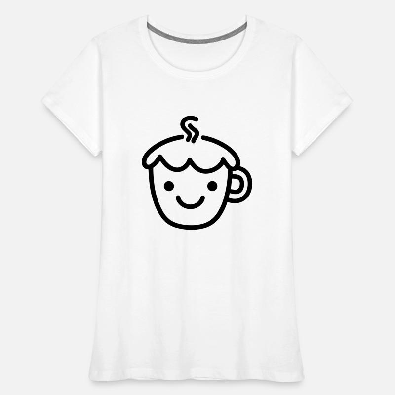 Mug de café T-shirt bio Premium Femme