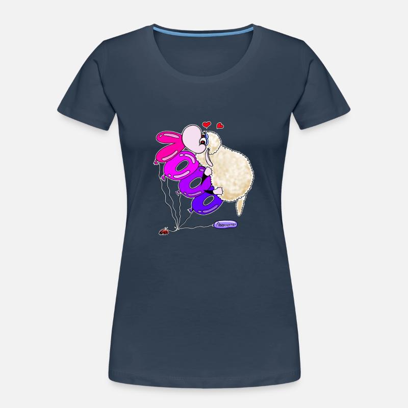 Wolly Sheepling 1000 subscribers Women's Premium Organic T-Shirt