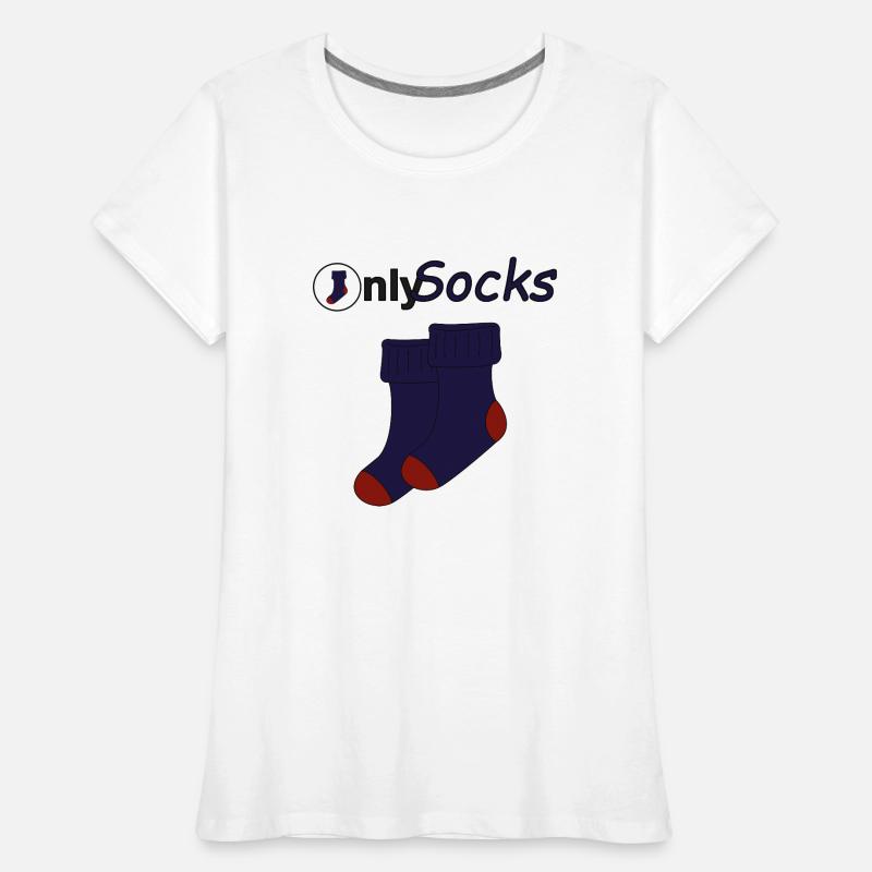 Only Socks Women's Premium Organic T-Shirt