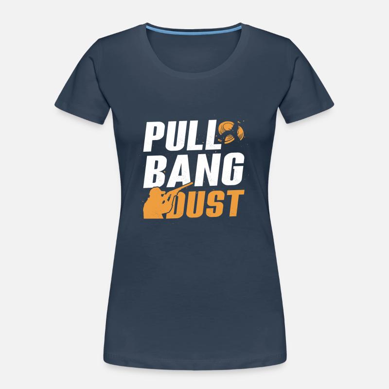 Pull Trapshooting Skeet Shooting Frauen Premium Bio T-Shirt
