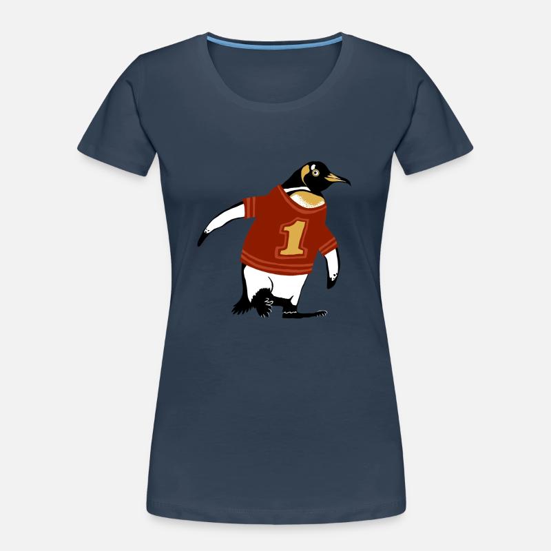 Pinguin Hemd Frauen Premium Bio T-Shirt