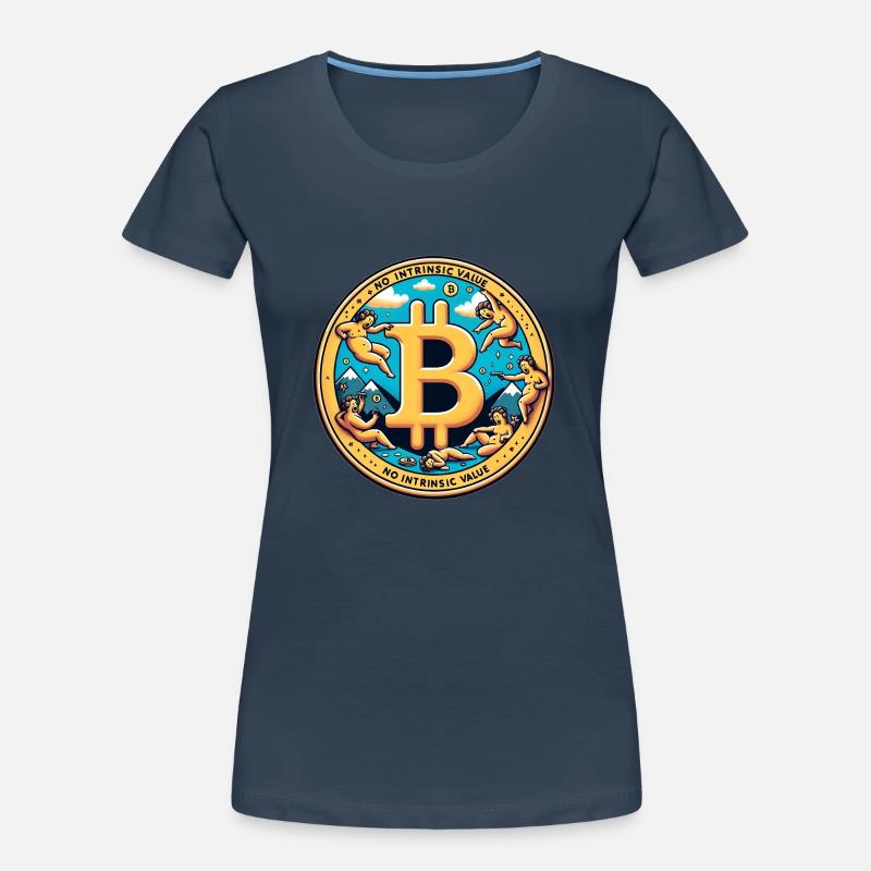 Le bitcoin n’a pas de valeur intrinsèque T-shirt bio Premium Femme