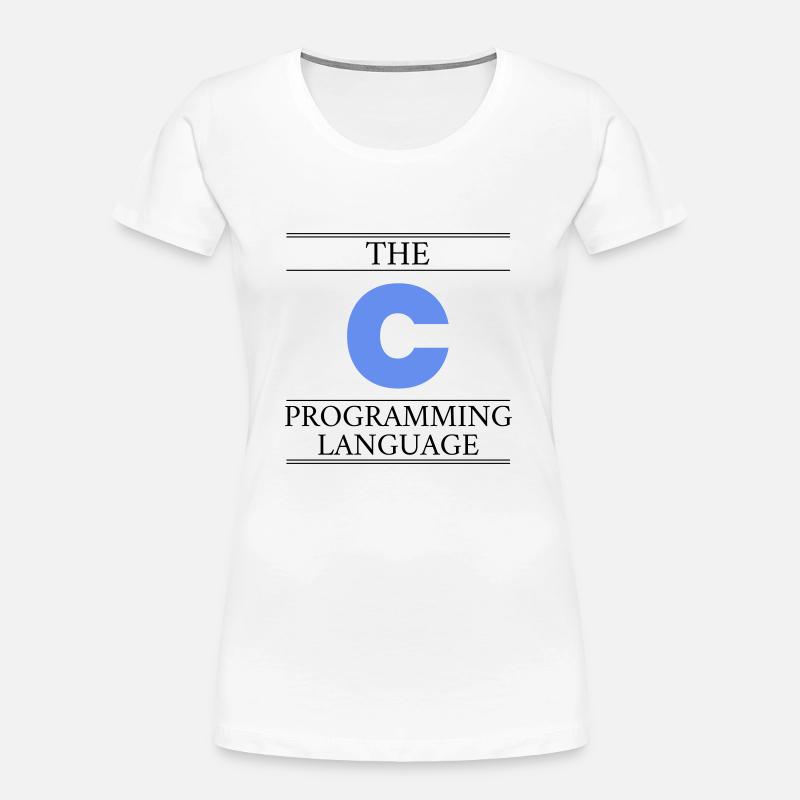 The C Programming Language - Frauen Premium Bio T-Shirt - Weiß