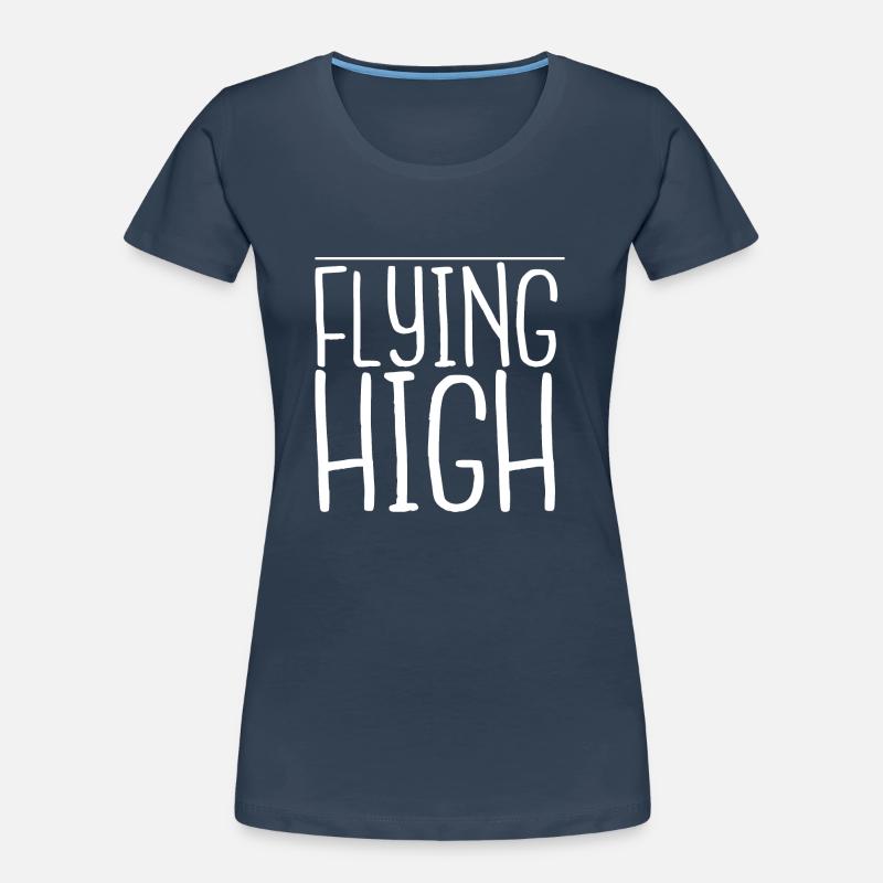 Expériences de vol Geek Soaring Flight Training T-shirt bio Premium Femme