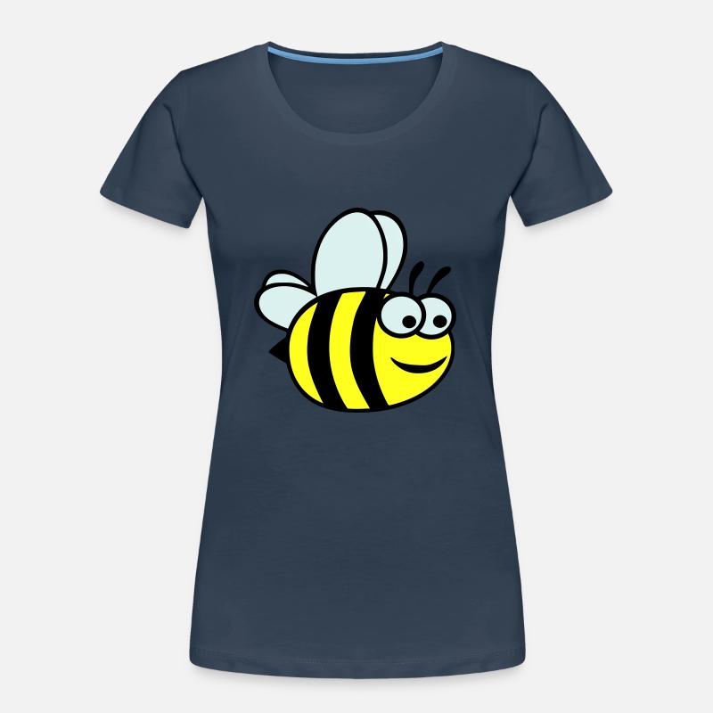 Biene, die du sein willst Frauen Premium Bio T-Shirt
