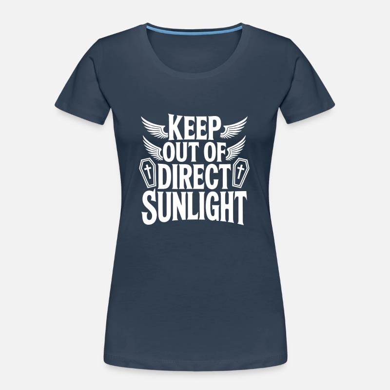 Keep out of direct sunlight! Vampire Goth Emo Women's Premium Organic T-Shirt