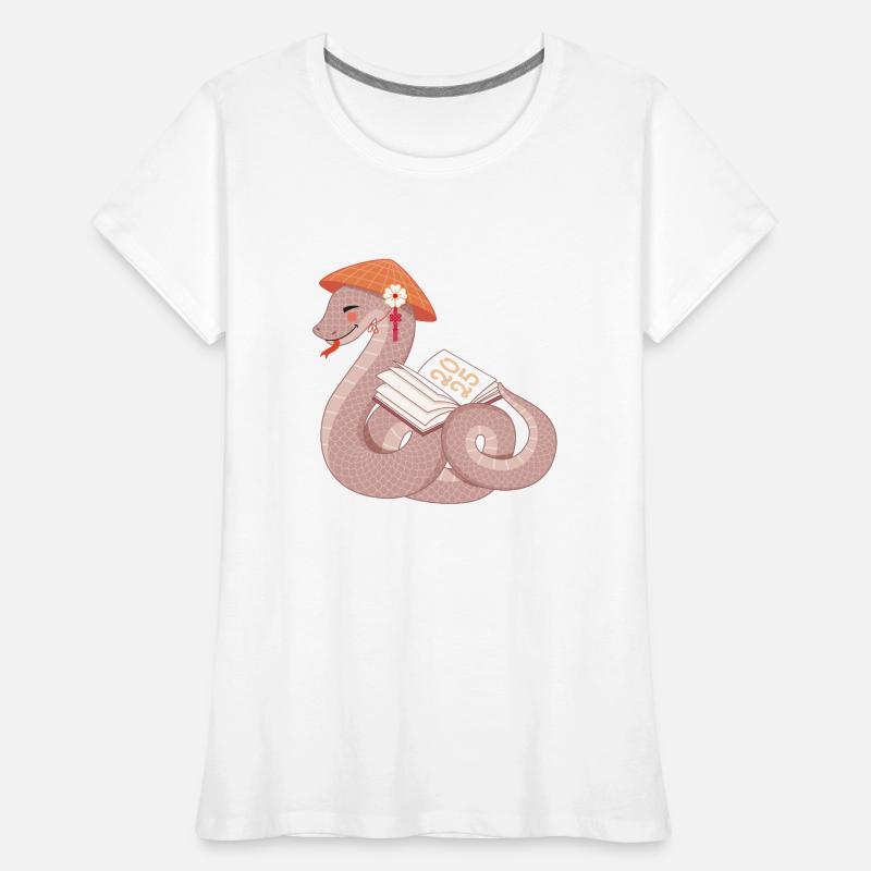 Année du Serpent 2025 T-shirt bio Premium Femme