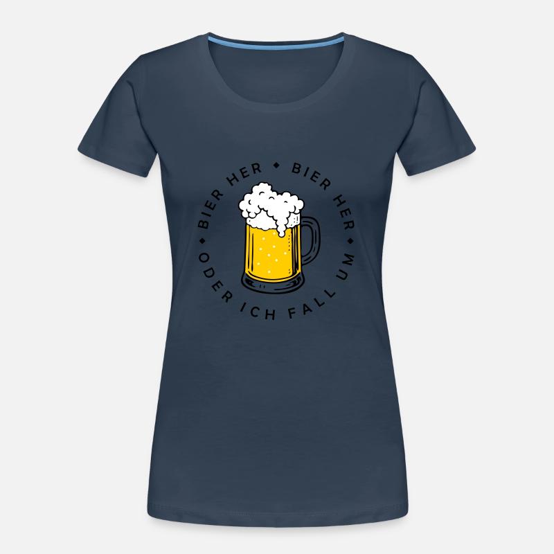 Bees here - Oder ich fall um! Women's Premium Organic T-Shirt