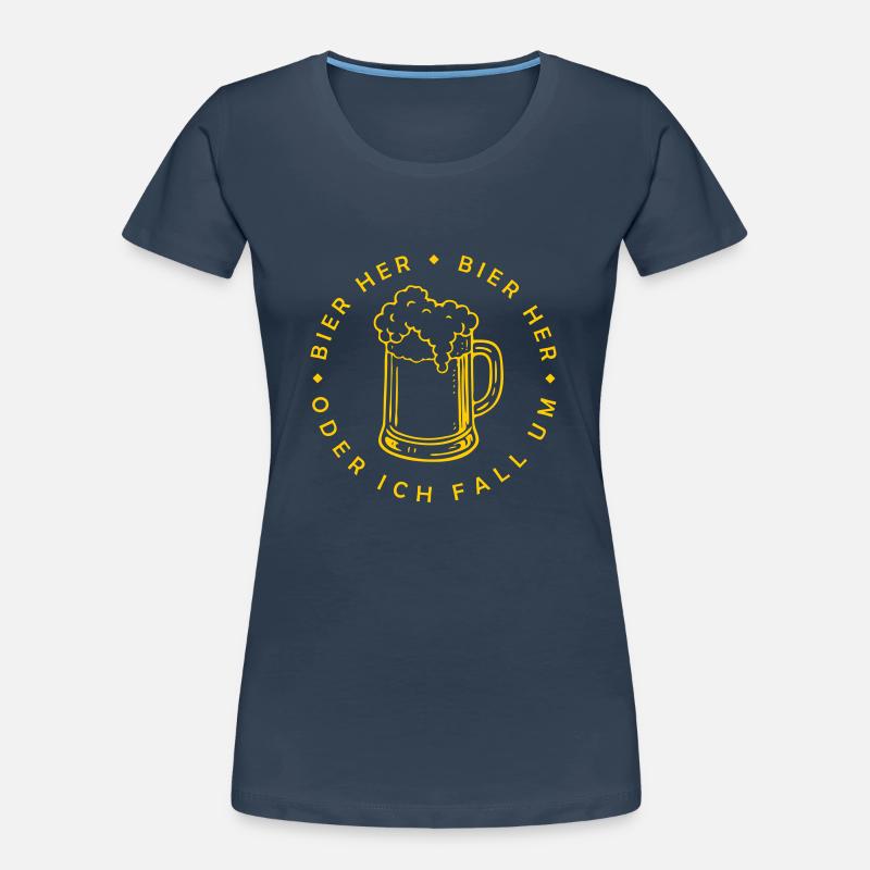 Les abeilles ici - Oder ich fall um ! T-shirt bio Premium Femme