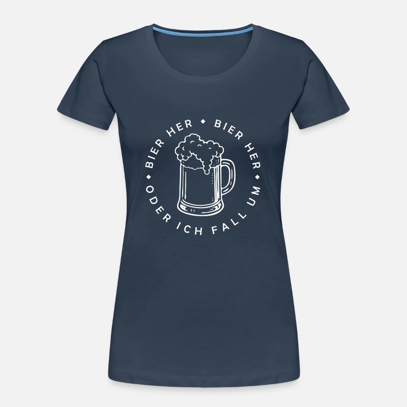 Bees here - Oder ich fall um! Women's Premium Organic T-Shirt