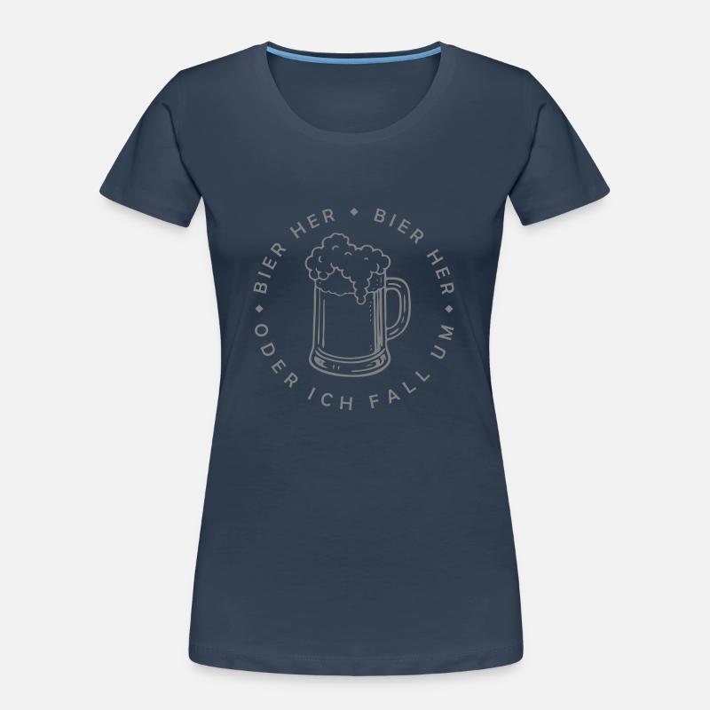 Les abeilles ici - Oder ich fall um ! T-shirt bio Premium Femme