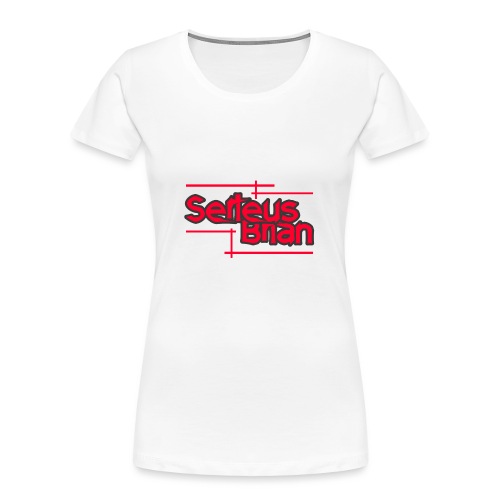 Baseball T-shirt RED - Vrouwen premium bio T-shirt
