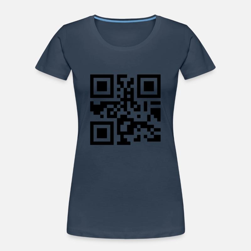 Single Barcode Frauen Premium Bio T-Shirt
