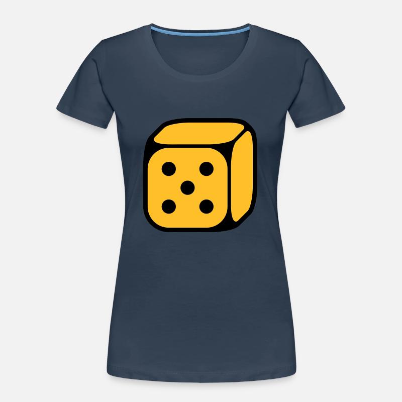 Dice With Number 5 (Five / 2C) Women's Premium Organic T-Shirt