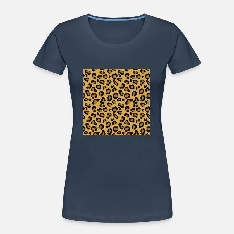 Leopard pattern Women's Premium Organic T-Shirt
