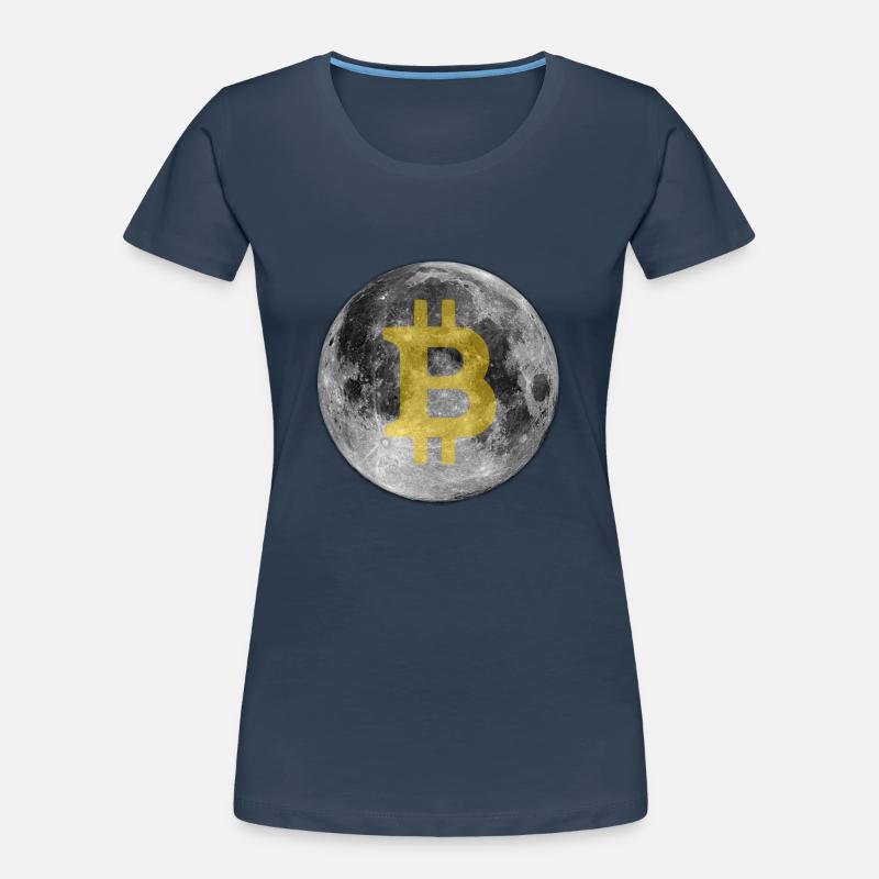 Bitcoin Moon Women's Premium Organic T-Shirt