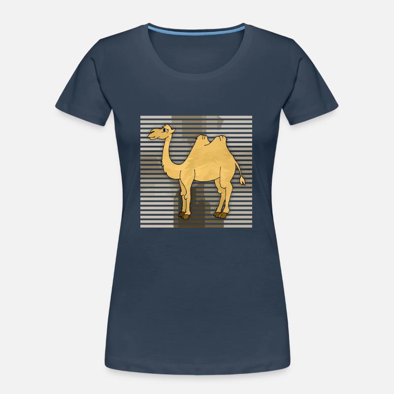 Kamel Frauen Premium Bio T-Shirt
