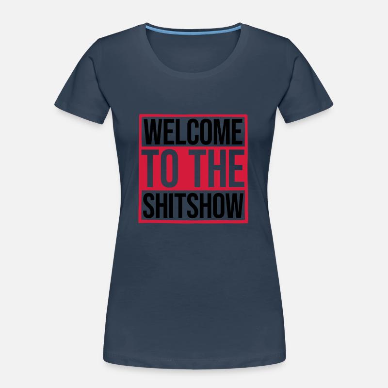 Witziger Spruch Shitshow Frauen Premium Bio T-Shirt