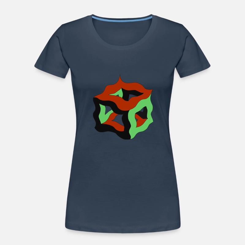 Traumwürfel oder Platon. Frauen Premium Bio T-Shirt