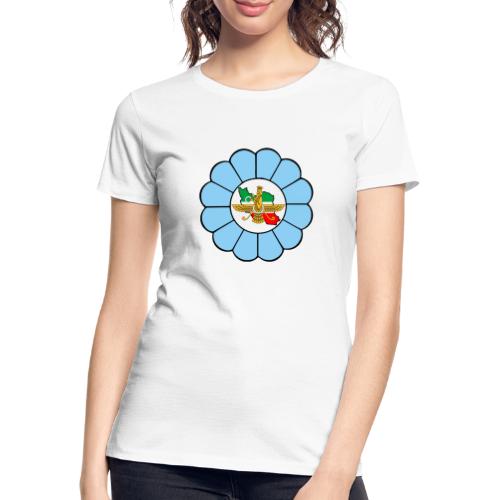 Faravahar Iran Lotus Colorful - Camiseta orgánica premium mujer