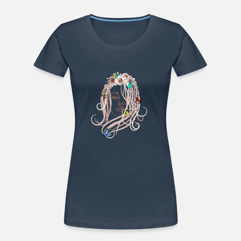 baisers de papillon T-shirt bio Premium Femme