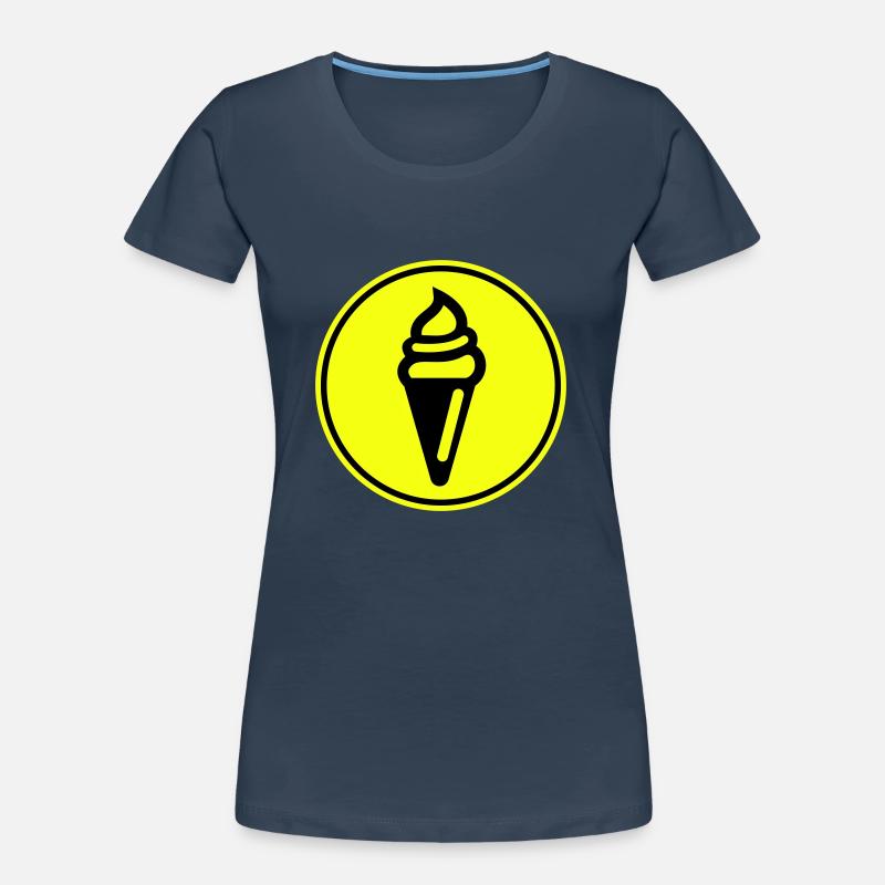 Icône d’icône de glace T-shirt bio Premium Femme