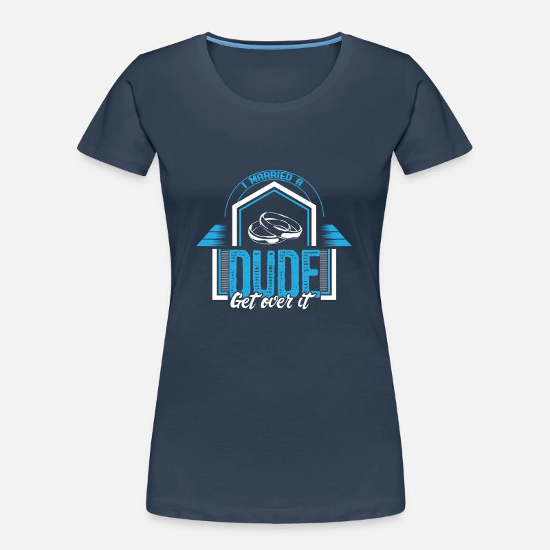 Homo Ehe Ehemann Beziehung Geschenkidee Frauen Premium Bio T-Shirt