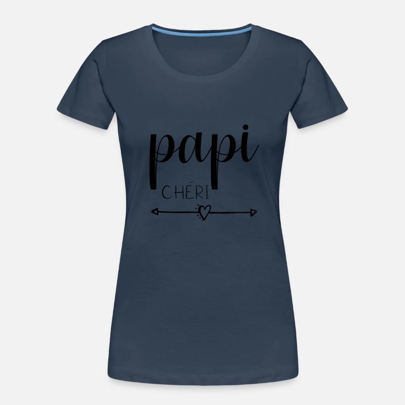 Papi chéri T-shirt bio Premium Femme
