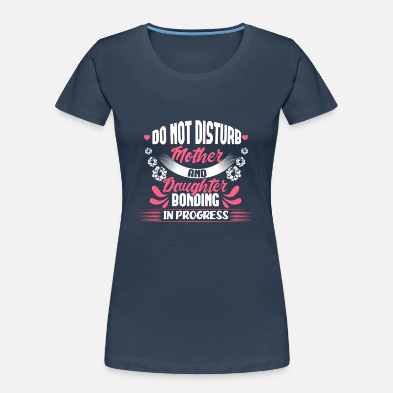 Mutter Tochter Familie Mutterliebe Geschenk Frauen Premium Bio T-Shirt