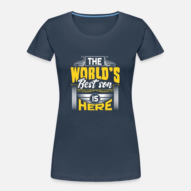 Sohn Mutter Frauen Premium Bio T-Shirt