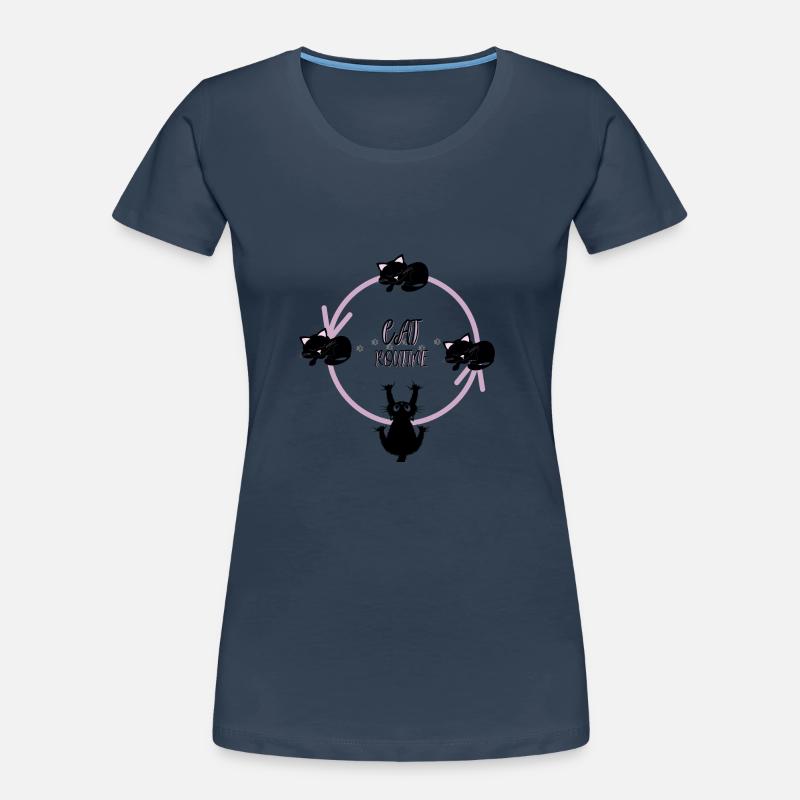 Cat routine Women's Premium Organic T-Shirt