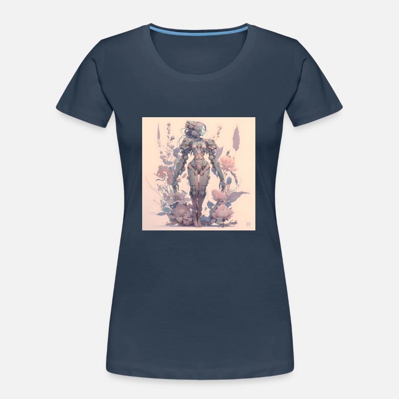 im Einklang mit der Natur Evolution Frauen Premium Bio T-Shirt