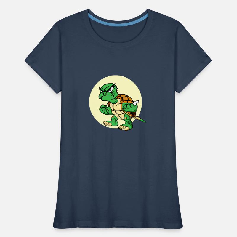 Lili the grumpy turtle Women's Premium Organic T-Shirt