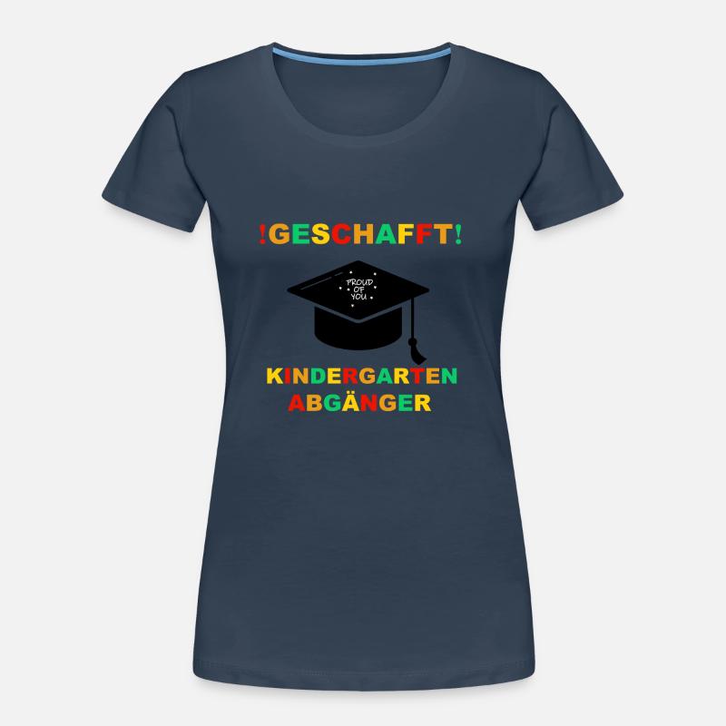 Kindergarten Absolvent Geschafft Einschulung Frauen Premium Bio T-Shirt